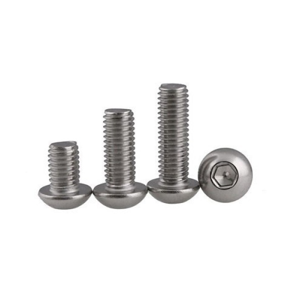 Stainless steel button head hex socket bolts